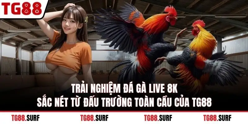 Trải nghiệm đá gà live 8K sắc nét từ đấu trường toàn cầu của TG88